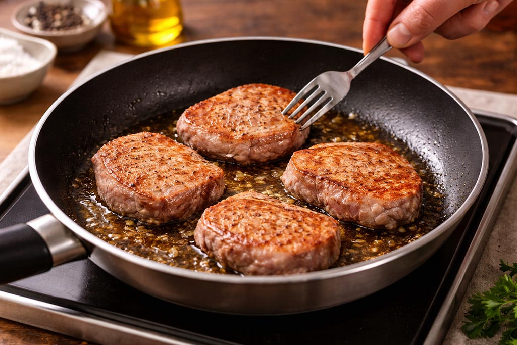 Teleći odresci sa pomorandžom - Postupak