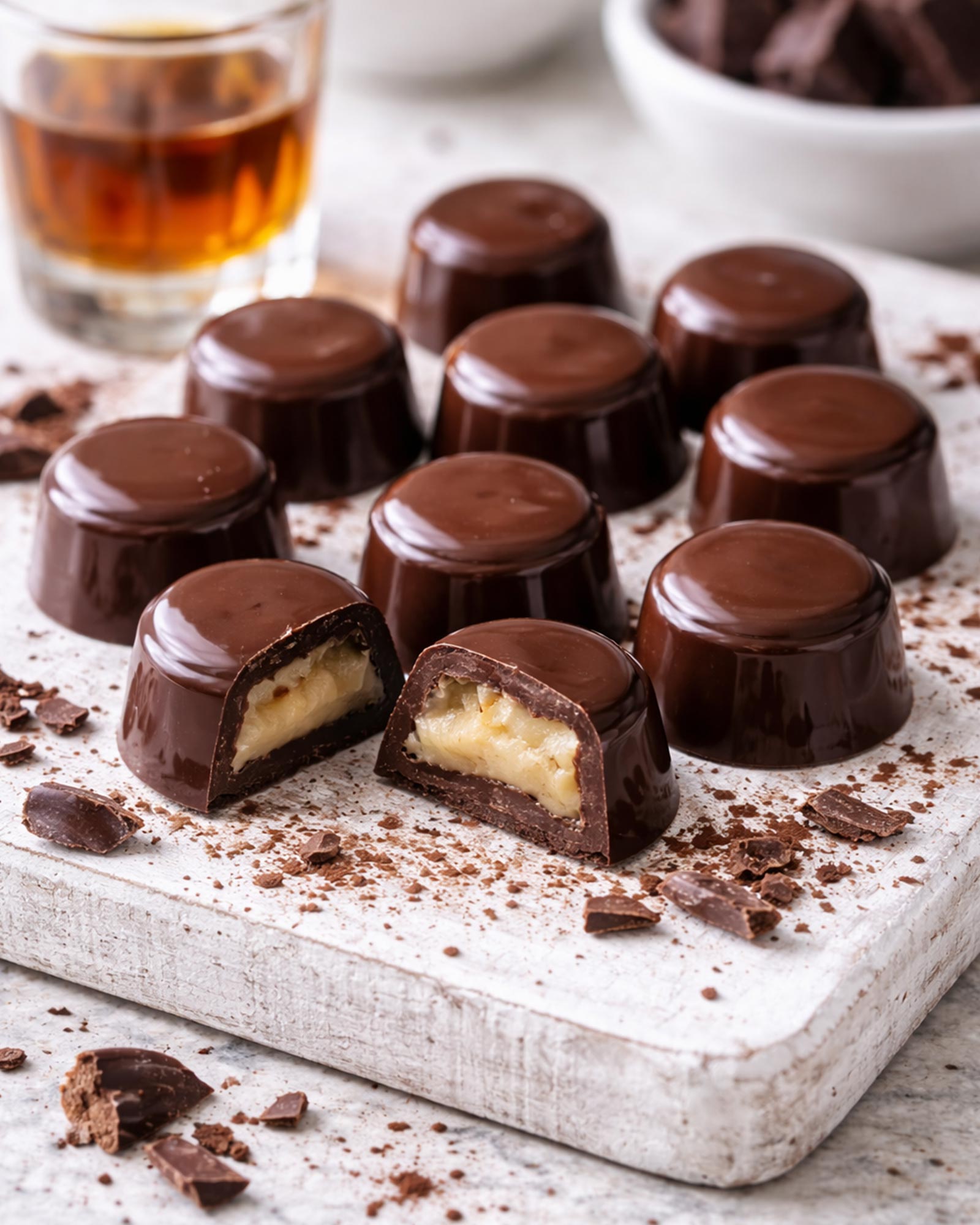 Čokoladne bombone s rumom