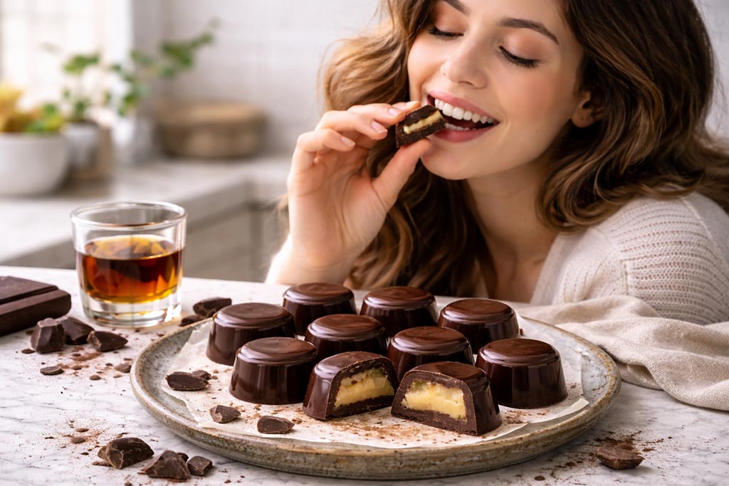 Čokoladne bombone s rumom