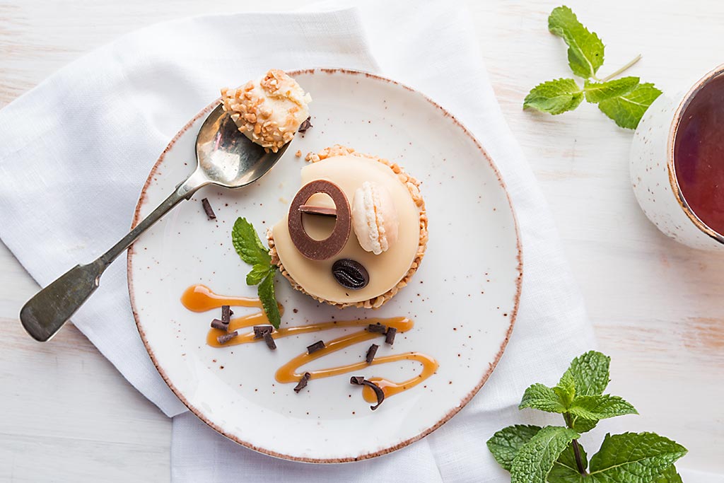 Dizajn desertnog menija u restoranu 