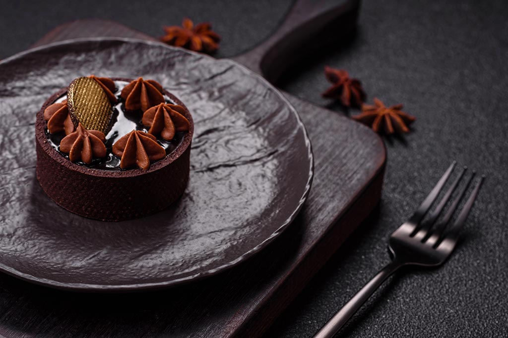 Dizajn desertnog menija u restoranu 