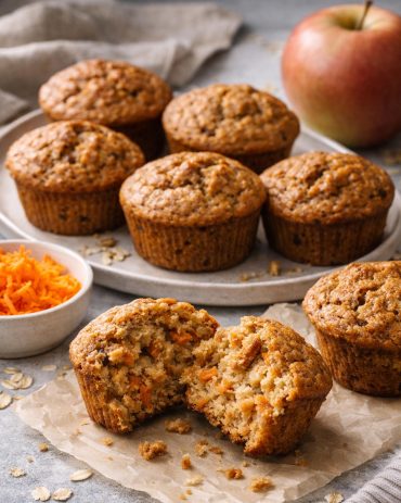 Domaći mafini sa jabukom i šargarepom