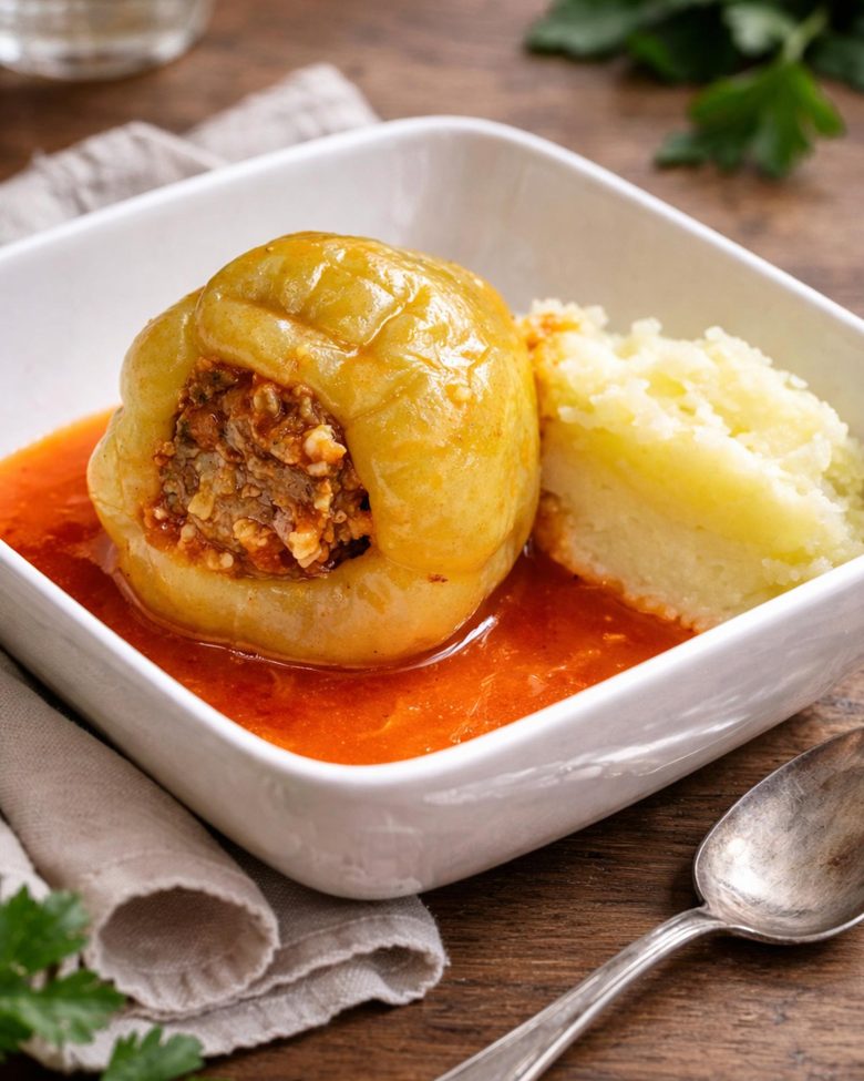 Domaće kuvane punjene paprike