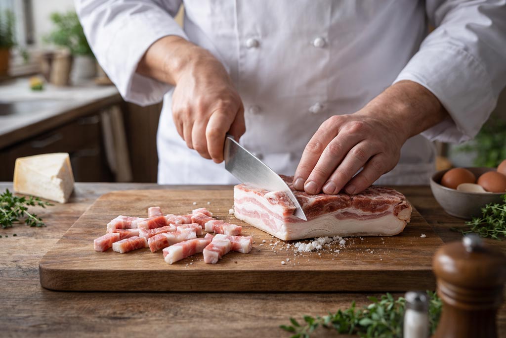 Pasta Carbonara - POSTUPAK