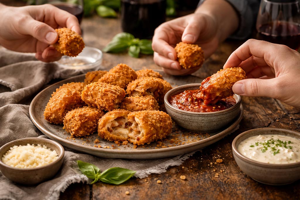 Pohovane lazanje Finger Food