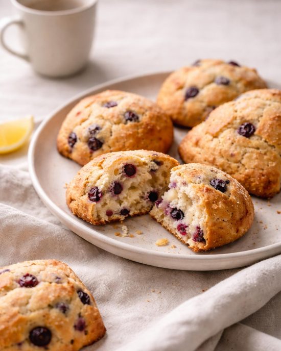 Scones sa limunom i bobicama