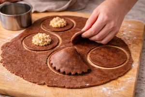 Slatki ravioli sa čokoladom - POSTUPAK