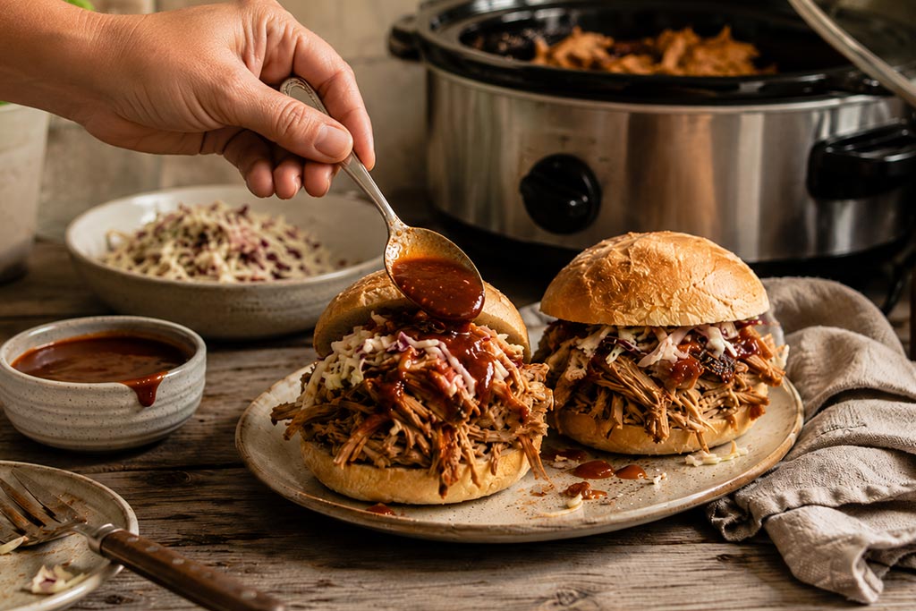 Cepkana prasetina iz Slow Cookera