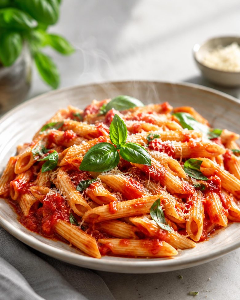 Penne marinara recept za vegetarijanski ručak