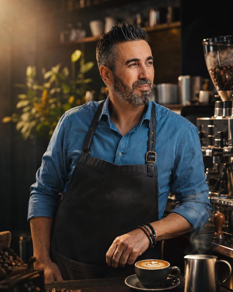 Raúl Pérez barista