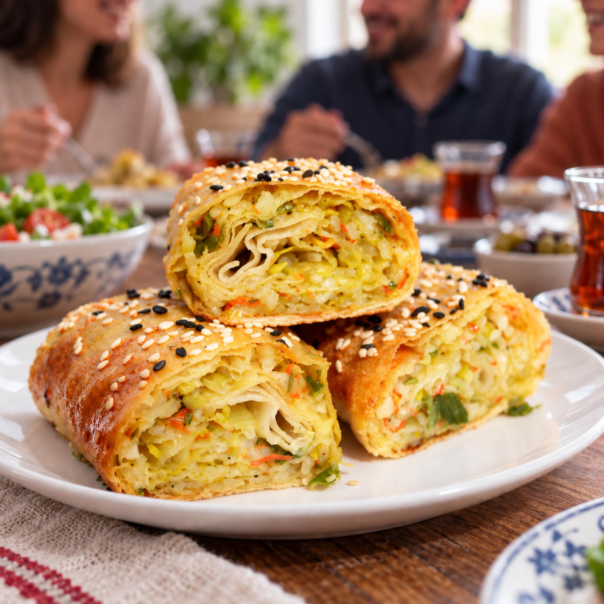 posna-pita-sa-prazilukom-i-sampinjonima-za-stolom